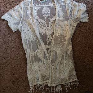 Maurices lace cardigan